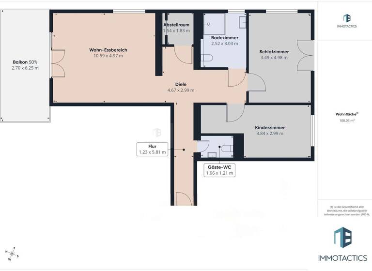 Wohnung zum Kauf - Erstbezug provisionsfrei 524.056 € 3 Zimmer 101 m² EG Bingen Bingen am Rhein 55411