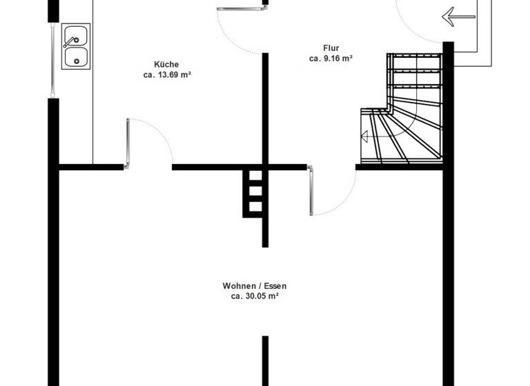 Doppelhaushälfte zum Kauf 380.000 € 3,5 Zimmer 94 m² 230 m² Grundstück Niendorf Hamburg 22459