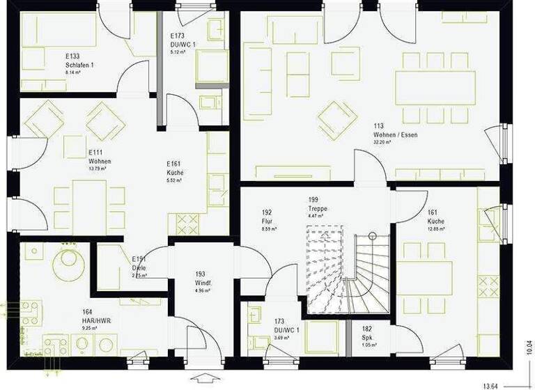Einfamilienhaus zum Kauf provisionsfrei 295.500 € 7 Zimmer 204 m² 648 m² Grundstück Ornbau 91737