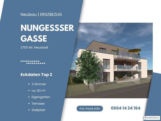 Wohnung zum Kauf 324.500 € 3 Zimmer 83,1 m² EG Wiener Neustadt 2700