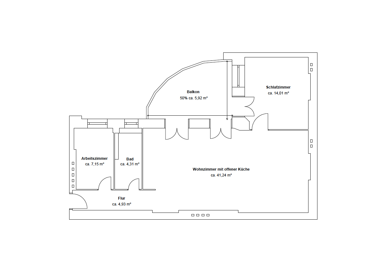 Wohnung zum Kauf 495.000 € 2,5 Zimmer 77,6 m²<br/>Wohnfläche 1.<br/>Geschoss ab sofort<br/>Verfügbarkeit Wilmersdorf Berlin 10707