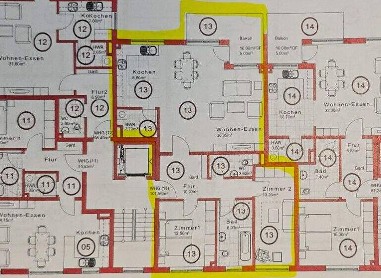 Wohnung zum Kauf 475.000 € 3 Zimmer 102 m² Köppern 61381