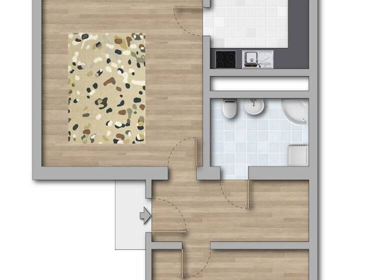 Wohnung zur Miete 330 € 2 Zimmer 56,6 m² 2. Geschoss frei ab 01.05.2026 Ostring 16 Königshufen Görlitz 02828