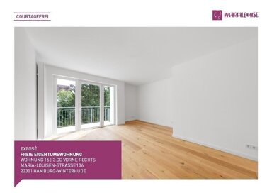 Wohnung zum Kauf provisionsfrei 565.000 € 2 Zimmer 63,5 m² 3. Geschoss frei ab sofort Maria-Louisen-Straße 106 Winterhude Hamburg 22301