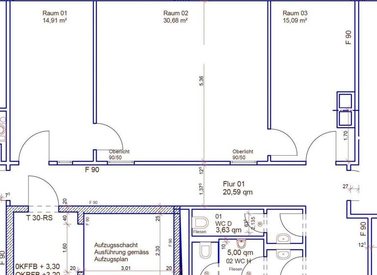 Bürofläche zur Miete 979 € 3 Zimmer 72,5 m² Bürofläche Vaterstetten 85591