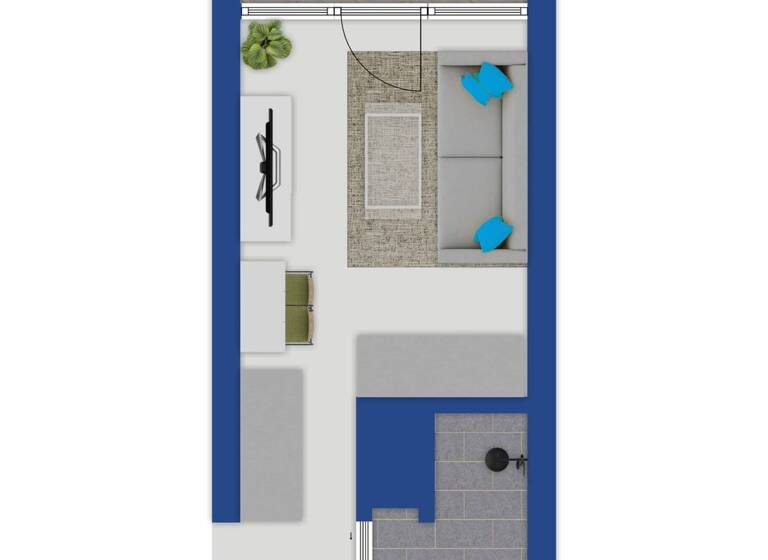 Studio zum Kauf 344.000 € 1 Zimmer 22 m² 4. Geschoss Schwabing-West München 80797