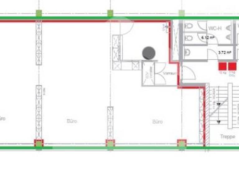 Bürofläche zur Miete provisionsfrei 5,50 € 463 m² Bürofläche teilbar ab 463 m² Gütz Landsberg 06188