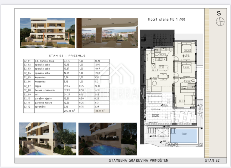 Wohnung zum Kauf 560.000 € 4 Zimmer Primosten 22202