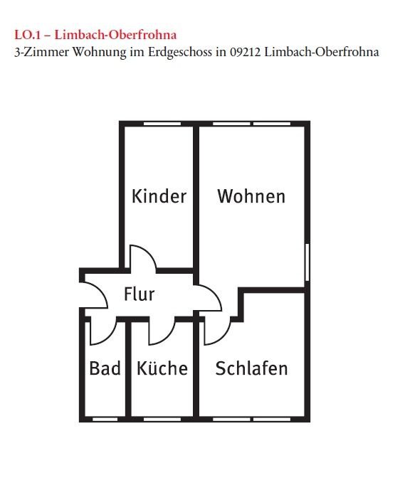 Studio zum Kauf 124.900 € 5 Zimmer 107 m²<br/>Wohnfläche Am Hohen Hain 23 Limbach-Oberfrohna Limbach-Oberfrohna 09212