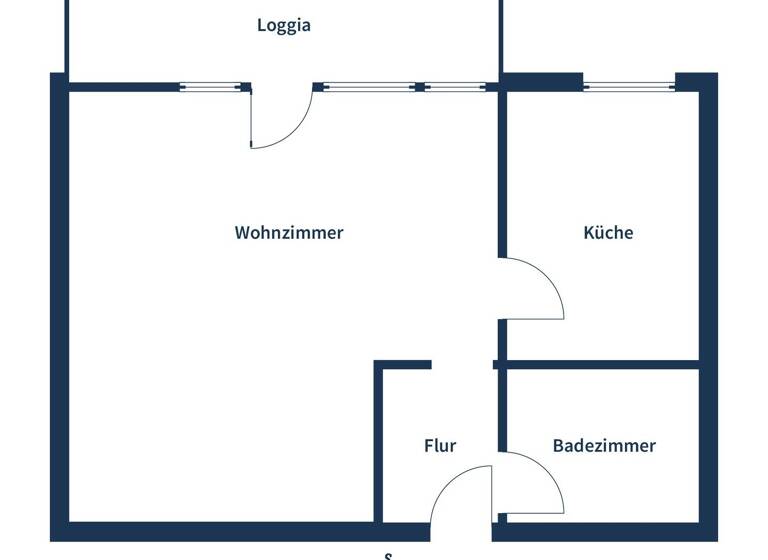 Wohnung zum Kauf 129.000 € 1 Zimmer 46 m²<br/>Wohnfläche 3.<br/>Geschoss Deutenbach Nürnberg Stein 90547