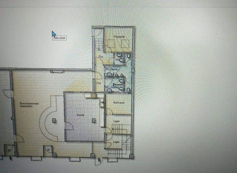 Restaurant zum Kauf provisionsfrei 565.000 € 227 m² Gastrofläche Alzeyer Str.1 Nied Frankfurt/Main 65934