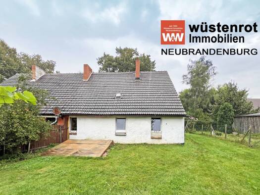 Doppelhaushälfte zum Kauf 50.000 € 2 Zimmer 64 m² 1.512 m² Grundstück Carmzow-Wallmow 17291
