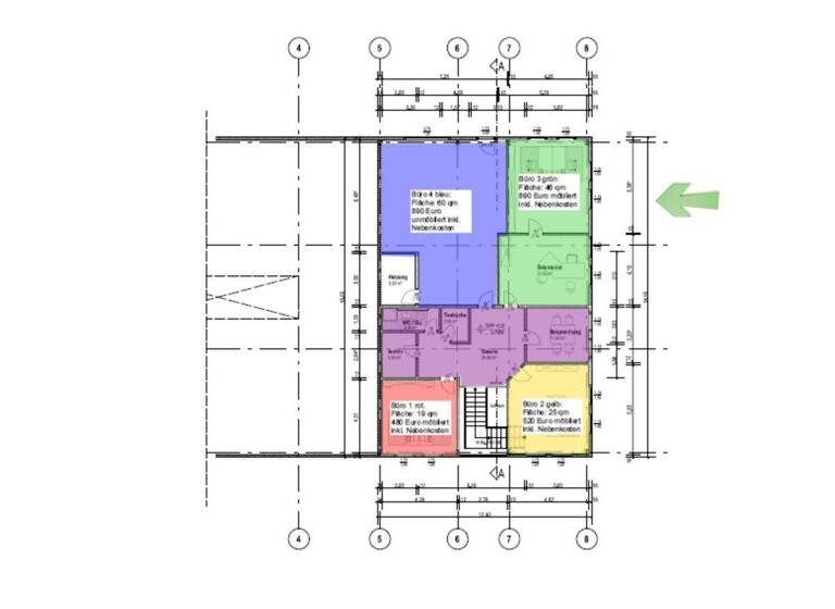 Bürogebäude zur Miete 480 € 2 Zimmer 46 m² Bürofläche Drensteinfurt 48317