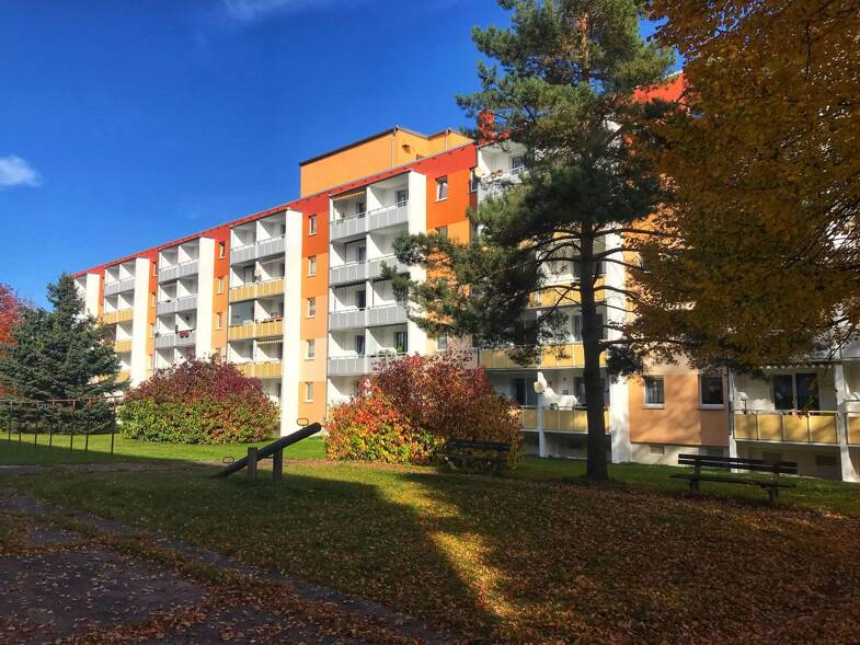 Wohnung zur Miete 346 € 3 Zimmer 57,7 m² Geschoss 2/5 Prof.-Dr.-Dieckmann-Straße 7 Aue 08280