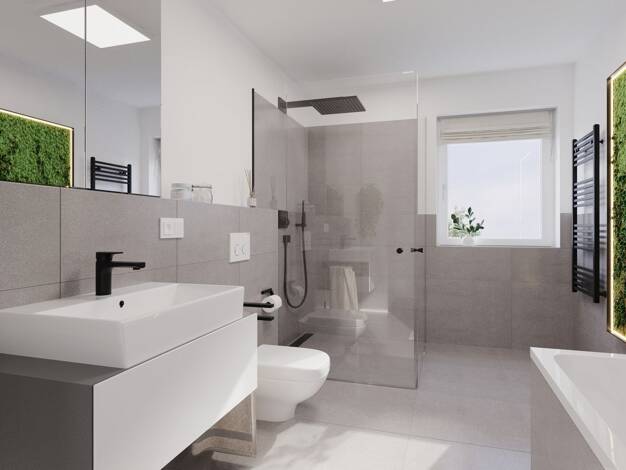 Wohnung zum Kauf - Erstbezug provisionsfrei als Kapitalanlage geeignet 450.000 € 4 Zimmer 106,8 m² Niederwerrn Niederwerrn 97464