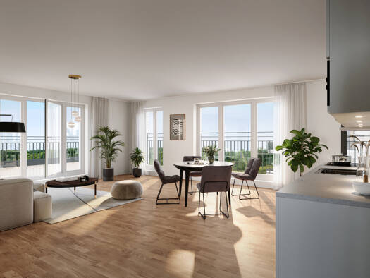 Wohnung zur Miete - Erstbezug 2.184 € 5 Zimmer 134,4 m² 4. Geschoss Pinneberg 25421