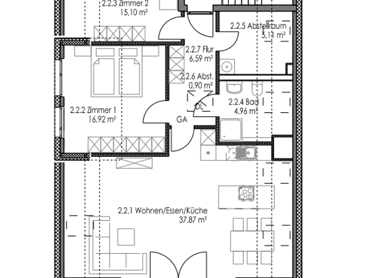 Wohnung zum Kauf - Erstbezug 495.000 € 3 Zimmer 92,9 m² Stein b Laboe 24235