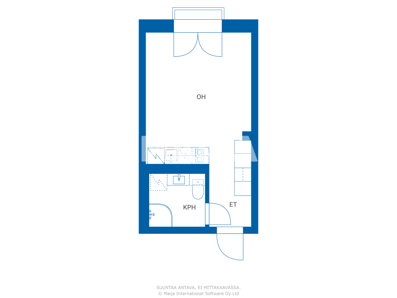 Studio zum Kauf 135.000 € 1 Zimmer 27,5 m²<br/>Wohnfläche 3.<br/>Geschoss Kummelivuorentie 15 Espoo 02330