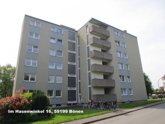 Wohnung zur Miete nur mit Wohnberechtigungsschein 313 € 2 Zimmer 57,2 m² 2. Geschoss frei ab sofort Im Hasenwinkel 16 Bönen 59199