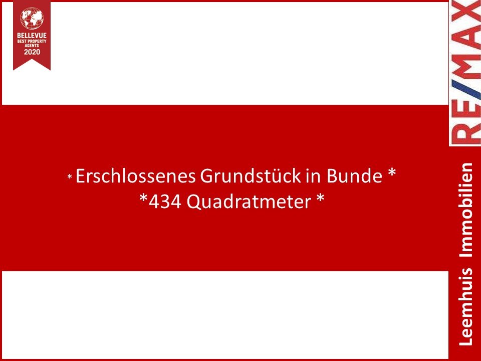 Grundstück zum Kauf 69.000 € 434 m²<br/>Grundstück Bunde Bunde 26831