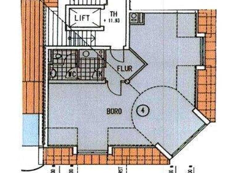 Bürofläche zur Miete 350 € 2 Zimmer 67,2 m² Bürofläche Brunnenstraße 21 Bahnhofsvorstadt Zwickau-Bahnhofsvorstadt 08056