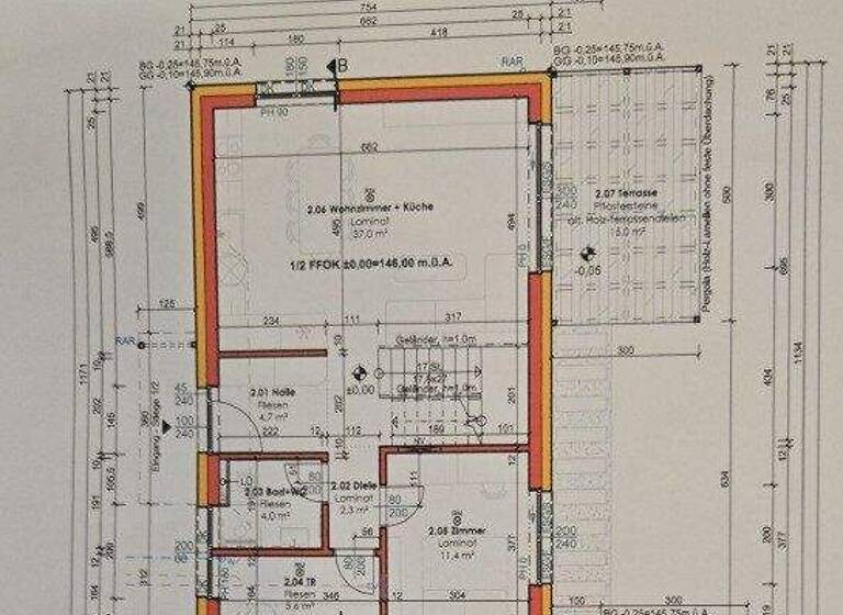 Doppelhaushälfte zum Kauf - Erstbezug 448.000 € 5 Zimmer 132,2 m² 319 m² Grundstück Lassee 2291