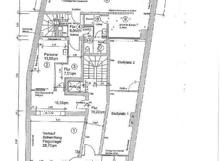 Bürogebäude zur Miete 1.900 € 4 Zimmer 130 m² Bürofläche Stadtmitte Düsseldorf 40210