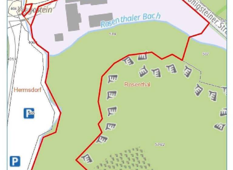 Grundstück zum Kauf 270.000 € 13.530 m² Grundstück frei ab sofort Königsteiner Straße Rosenthal Rosenthal-Bielatal 01824