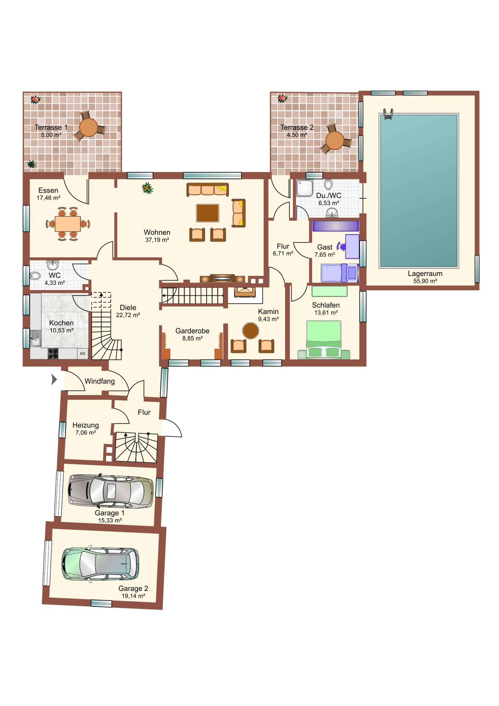 Einfamilienhaus zum Kauf 299.000 € 9 Zimmer 277 m²<br/>Wohnfläche 6.640 m²<br/>Grundstück Bockhorn Bockhorn 26345