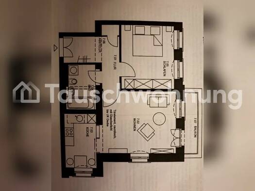Wohnung zur Miete Tauschwohnung 480 € 2 Zimmer 53 m² 1. Geschoss Striesen-West Dresden 01309