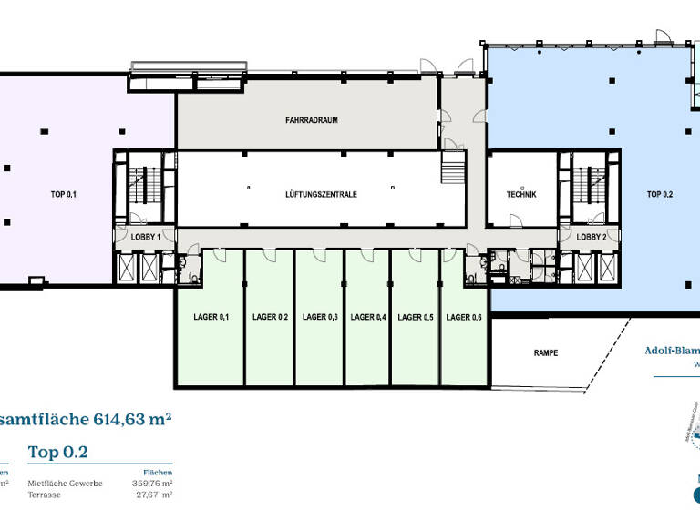 Laden zur Miete - Erstbezug 17,50 € Wien 1030