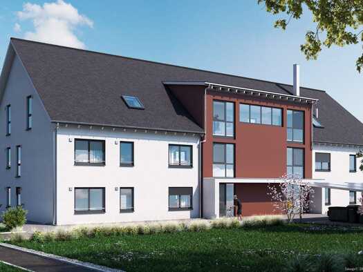 Terrassenwohnung zum Kauf - Erstbezug provisionsfrei 447.743 € 3 Zimmer 70,5 m² frei ab sofort Amselweg 1 a Obermeitingen Obermeitingen 86836
