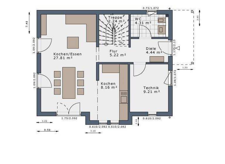 Einfamilienhaus zum Kauf provisionsfrei 569.709 € 5 Zimmer 120 m² 406 m² Grundstück Lützschena-Stahmeln Leipzig 04159