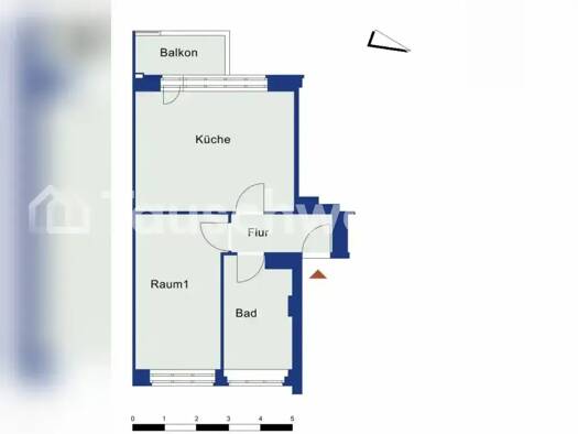 Wohnung zur Miete nur mit Wohnberechtigungsschein Tauschwohnung 450 € 2 Zimmer 47 m² 2. Geschoss Haselhorst Berlin 13599