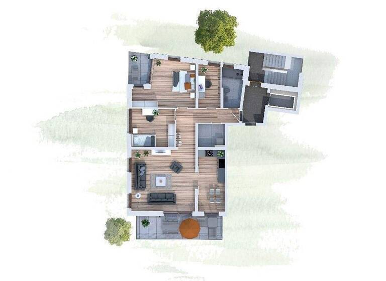 Wohnung zum Kauf - Erstbezug provisionsfrei 649.000 € 4 Zimmer 113 m² 3. Geschoss Südvorstadt-Ost Dresden / Südvorstadt-West 01069