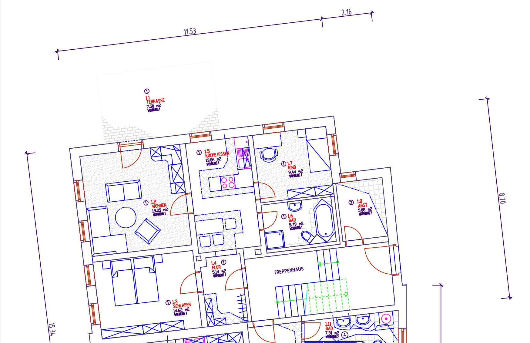 Wohnung zur Miete 630 € 3 Zimmer 74,6 m²<br/>Wohnfläche EG<br/>Geschoss 01.03.2025<br/>Verfügbarkeit Hauptstraße 60 Gersdorf 09355