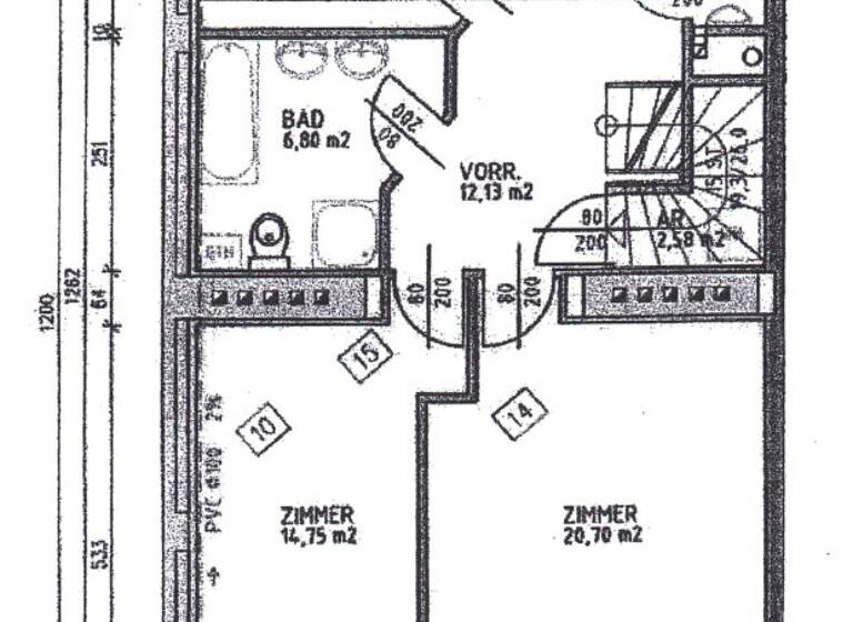 Maisonette zur Miete 2.690 € 4 Zimmer 110 m² 5. Geschoss Wien 1020