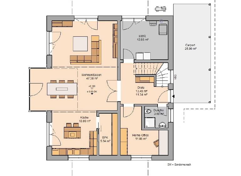 Einfamilienhaus zum Kauf provisionsfrei 1.013.900 € 5 Zimmer 192 m² 3.500 m² Grundstück Eisenach 99817
