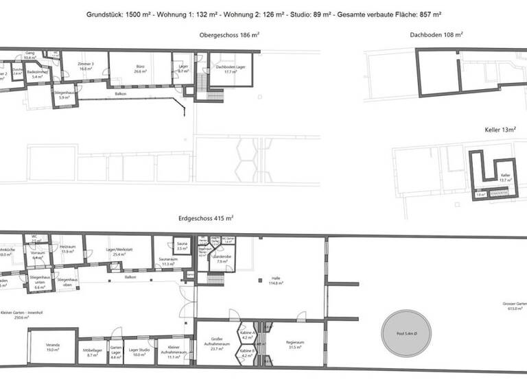 Einfamilienhaus zum Kauf 599.000 € 8 Zimmer 568 m² 1.513 m² Grundstück Franzensdorf 63 Groß-Enzersdorf 2301