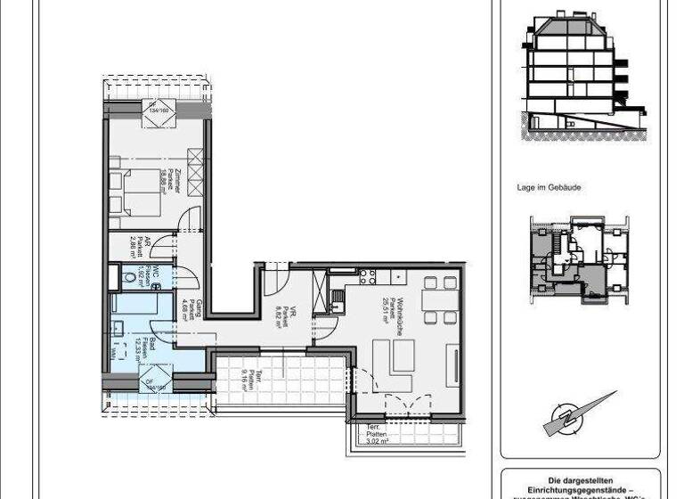 Wohnung zum Kauf - Erstbezug 449.000 € 2 Zimmer 75 m² 5. Geschoss Wien 1210