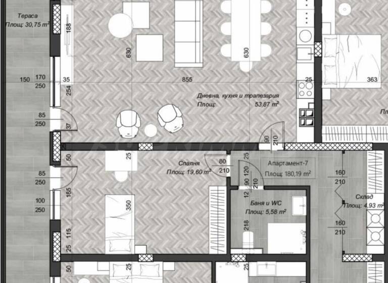 Studio zum Kauf 488.681 € 3 Zimmer 212,5 m² Sofia