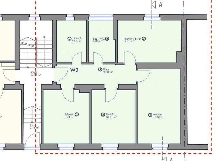 Wohnung zur Miete 820 € 4 Zimmer 82 m² Stockenhut Weiden 92637