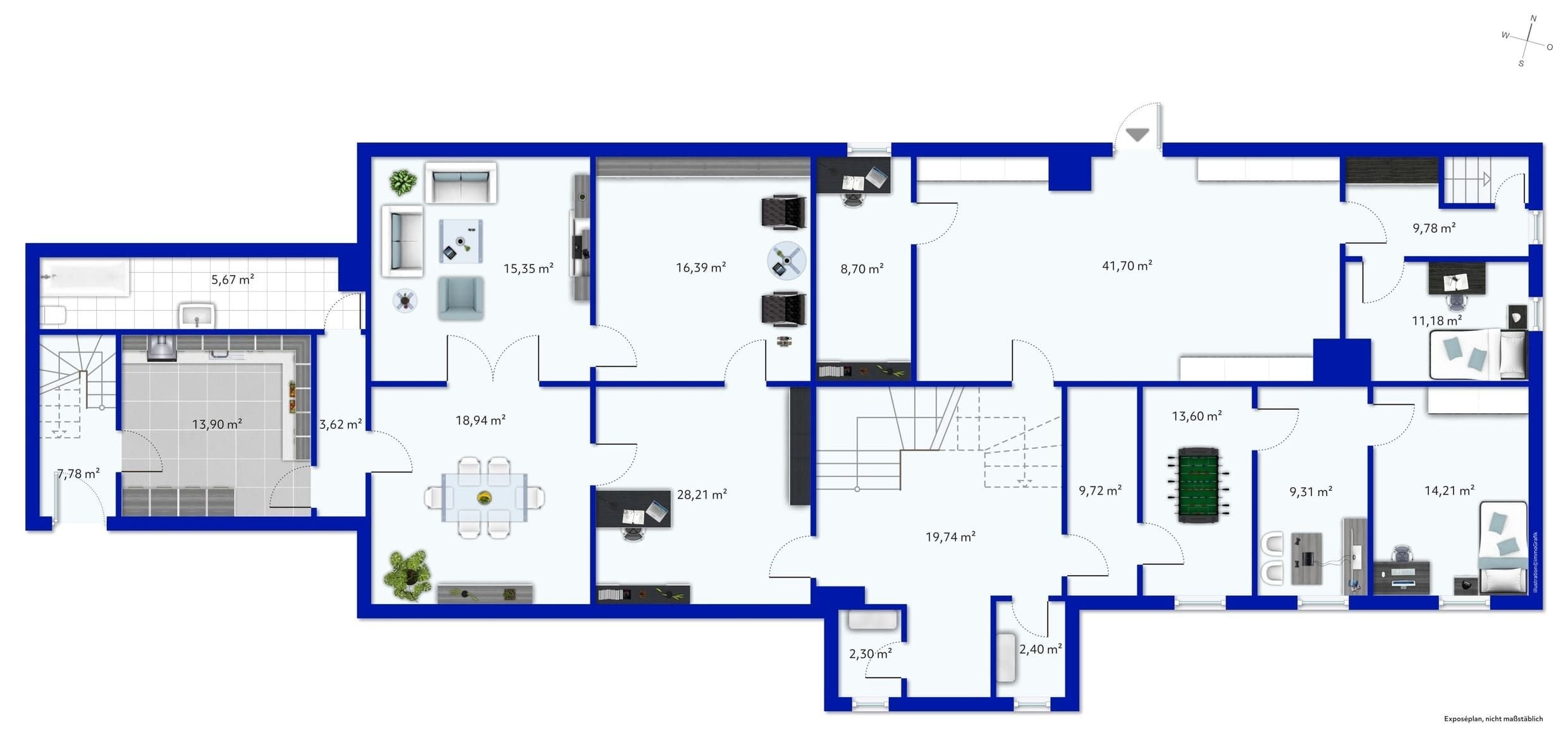 Einfamilienhaus zum Kauf 349.000 € 15 Zimmer 440 m²<br/>Wohnfläche 9.529 m²<br/>Grundstück Mechow Kyritz 16866