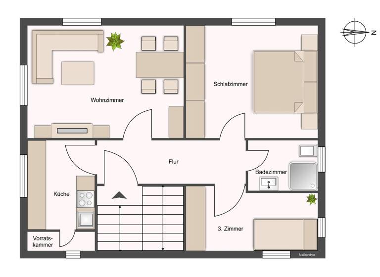 Wohnung zur Miete 880 € 3 Zimmer 65 m² 1. Geschoss frei ab sofort Schmiden Fellbach 70736