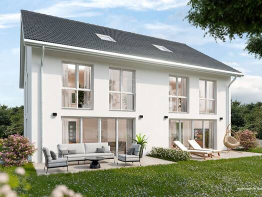 Doppelhaushälfte zum Kauf provisionsfrei 897.090 € 6 Zimmer 158 m² 206 m² Grundstück Leinfelden Leinfelden-Echterdingen 70771