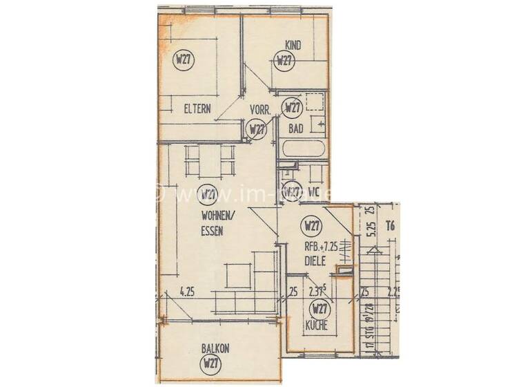 Wohnung zur Miete 420 € 3 Zimmer 70 m² 2. Geschoss frei ab sofort Nicolaistraße 35 Auerbach 08209