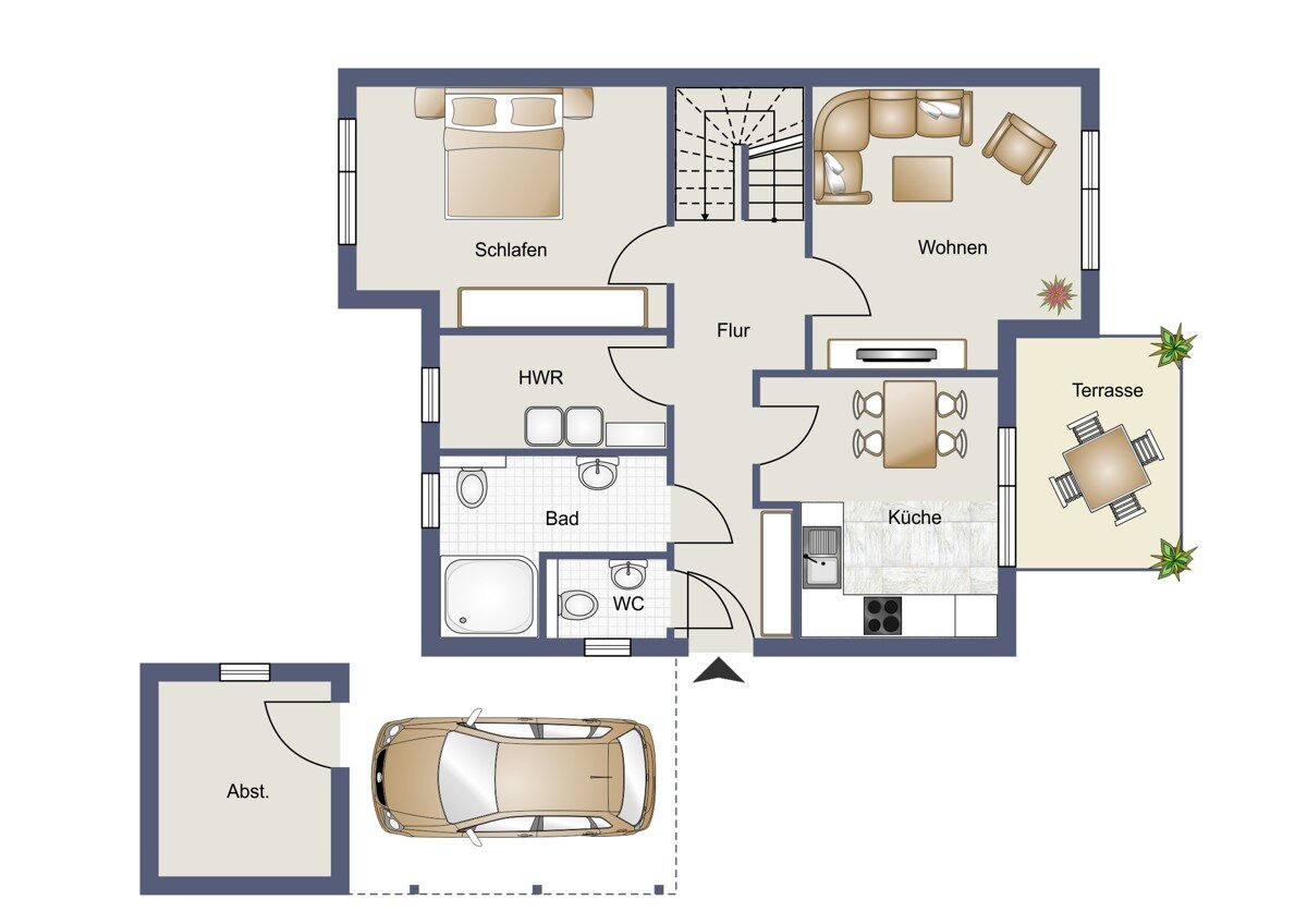 Doppelhaushälfte zum Kauf 359.000 € 2 Zimmer 80 m²<br/>Wohnfläche 312 m²<br/>Grundstück Haxtum Aurich 26605