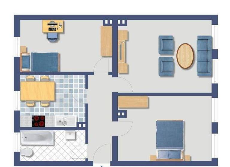 Wohnung zum Kauf provisionsfrei 120.000 € 3 Zimmer 66,9 m² EG Oststraße 24 Solingen-Mitte Solingen 42651
