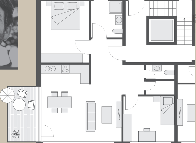 Wohnung zum Kauf provisionsfrei 365.000 € 3 Zimmer 78,4 m²<br/>Wohnfläche 1.<br/>Geschoss Stadtweg 5 Stühlingen Stühlingen 79780