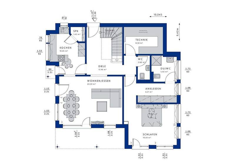 Einfamilienhaus zum Kauf 1.166.802 € 5 Zimmer 167 m² 800 m² Grundstück Trautheim Mühltal 64367